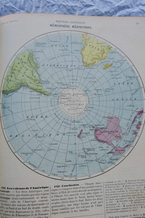 Géographie TROISIEME ANNEE DE GEOGRAPHIE. LES CINQ PARTIES DU MONDE 1895 – Image 12