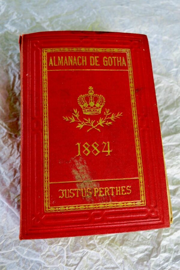 Gotha Annuaire généalogique, Diplomatique et statistique 1884