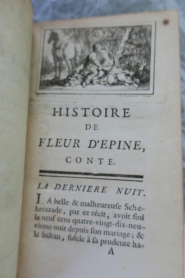 HAMILTON comte Antoine Histoire de Fleur d'Epine 1749