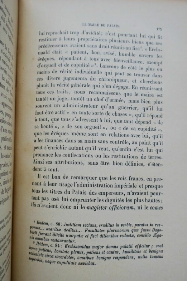 HISTOIRE DES INSTITUTIONS POLITIQUES DE L'ANCIENNE FRANCE -  monarchie Franque – Image 5