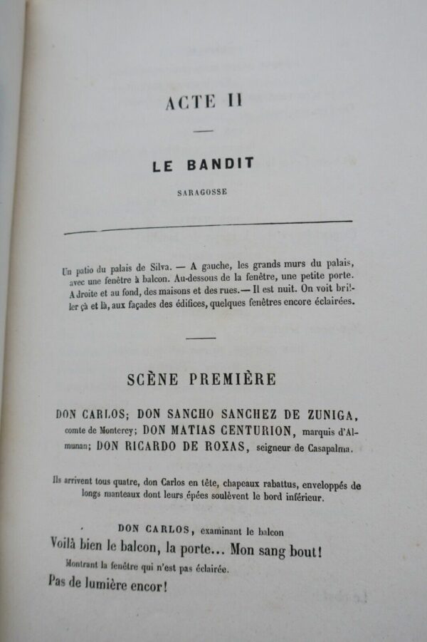 HUGO  Drame. Cromwell. Hernani. Marion Delorme. Le Roi s'amuse. Lucrèce Borgia.. – Image 14