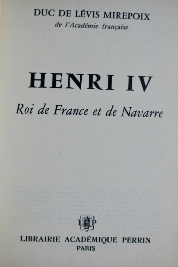 Henri IV Roi de France et de Navarre – Image 3