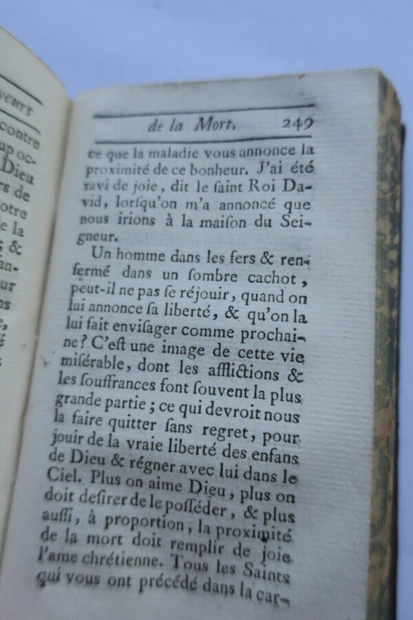 INSTRUCTIONS CHRETIENNES SERVIR D'EXHORTATION ET DE PREPARATION A LA MORT 1748 – Image 10