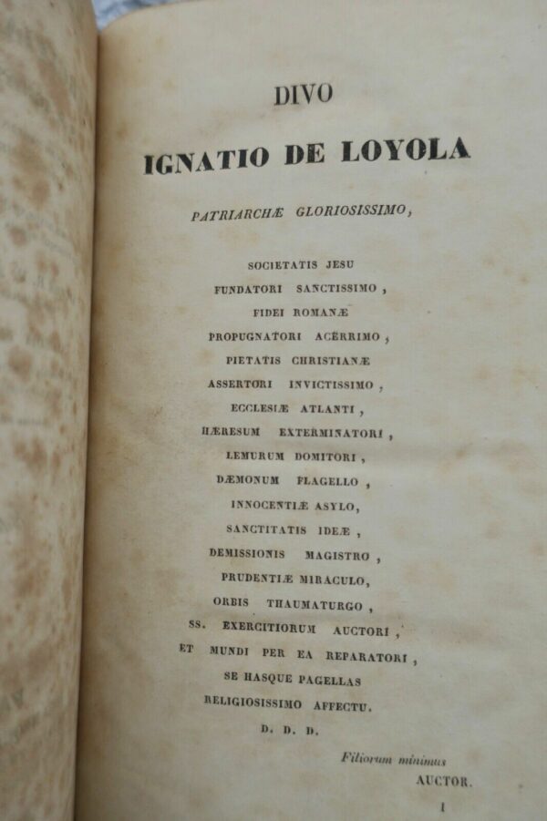 Ignace de Loyola Medulla asceseos seu exercitia  ignatii de loyola 1836 – Image 8