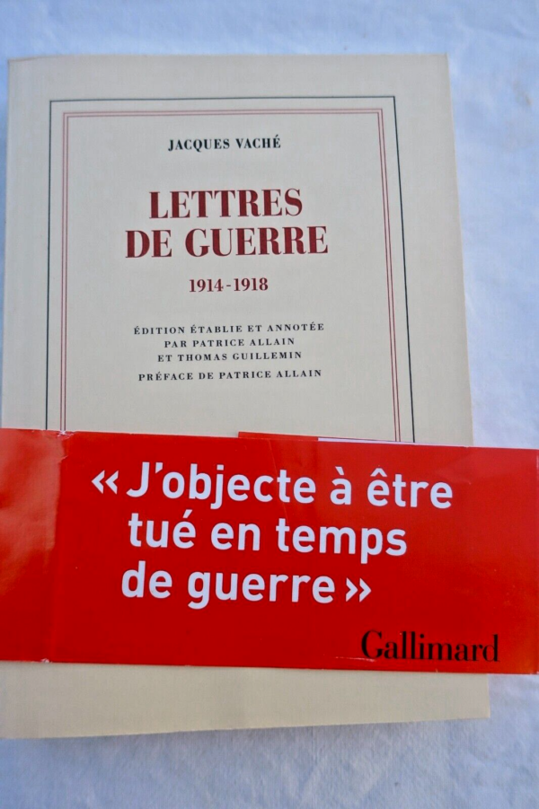 JACQUES VACHE LETTRES DE GUERRE GALLIMARD – Image 3