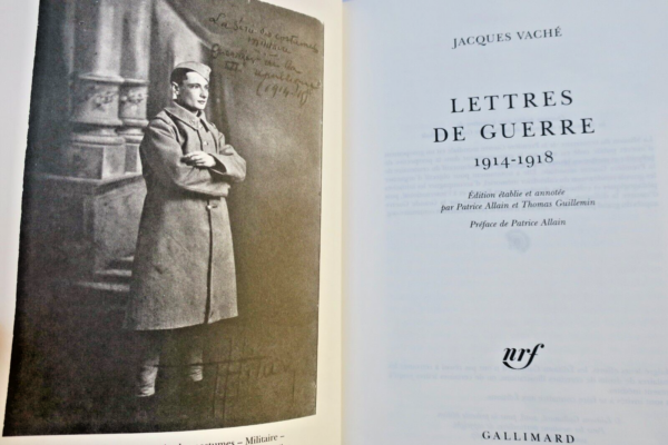 JACQUES VACHE LETTRES DE GUERRE GALLIMARD