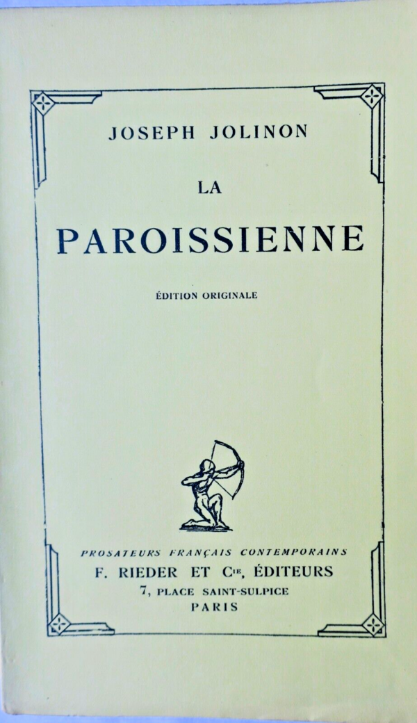 JOLINON  LA PAROISIENNE  1926