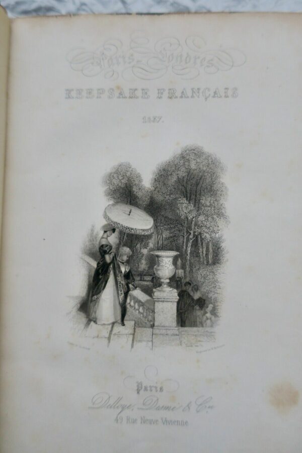 KEEPSAKE Paris-Londres. Keepsake français 1837 – Image 9