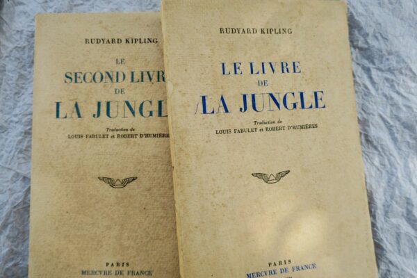 KIPLING Rudyard LE LIVRE DE LA JUNGLE + LE SECOND LIVRE DE LA JUNGLE