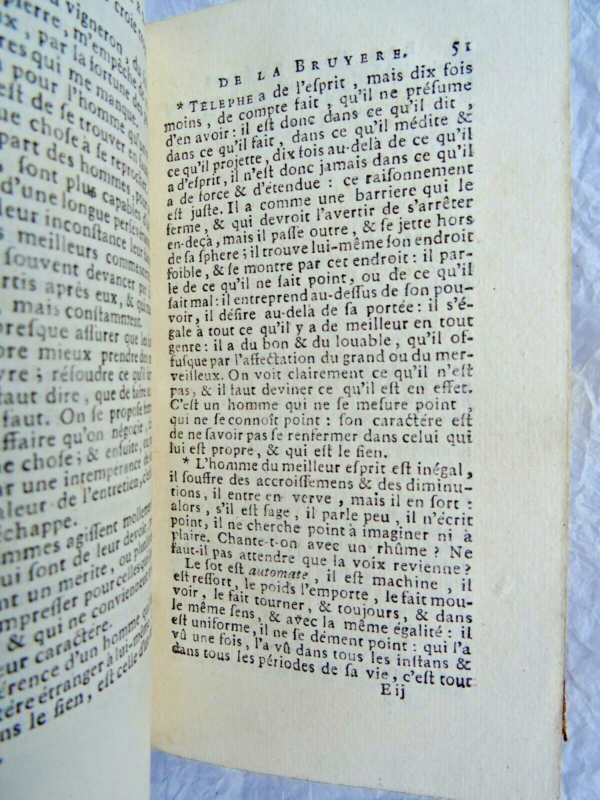 LA BRUYERE  LES CARACTÈRE 1754 – Image 4