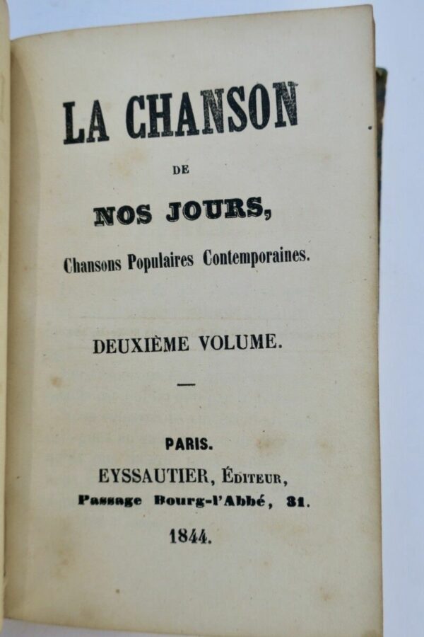 La chanson de nos jours 1844 – Image 4