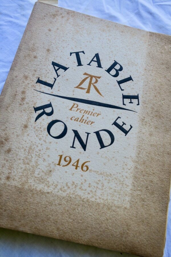 La table ronde, premier cahier 1946 La table ronde H. C. – Image 3