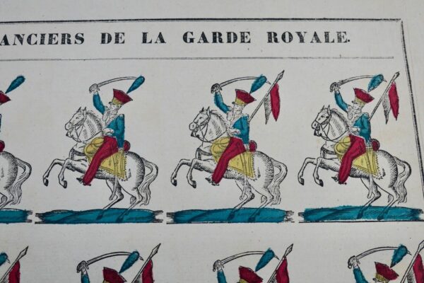 Lanciers de la garde royale 33 x 38 cm – Image 5