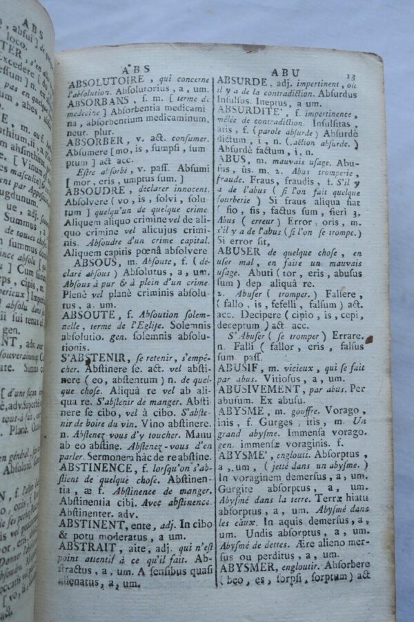 Le Petit Apparat Royal, ou Dictionnaire françois et latin 1766 dic-géographie – Image 7