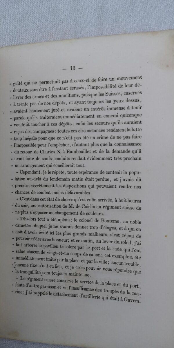 Lorient précis des faits relatifs au changement de couleurs à Lorient 1830 – Image 4