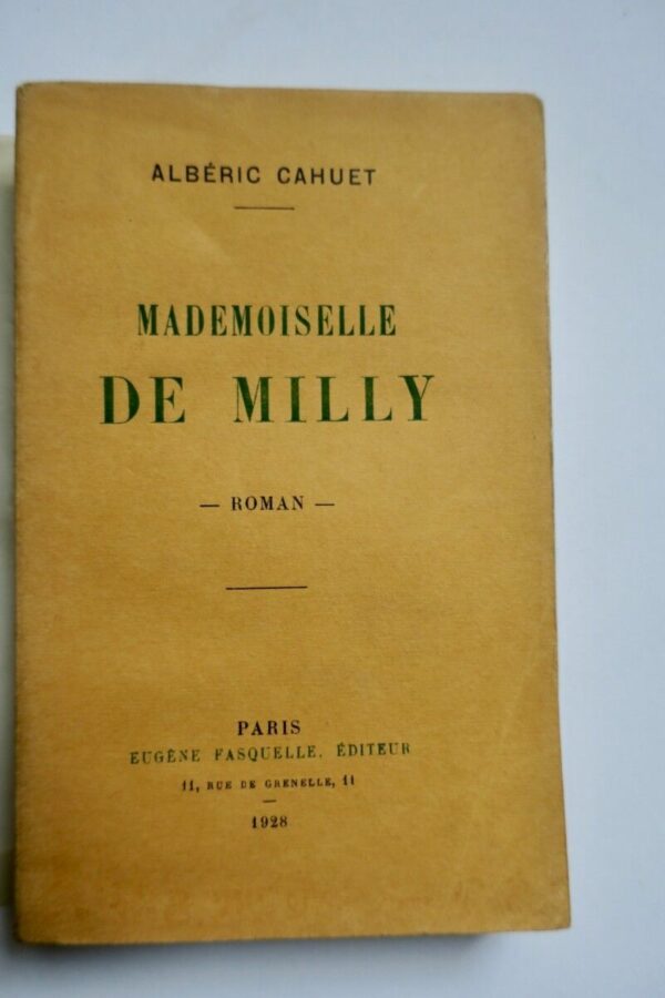 MADEMOISELLE DE MILLY - ROMAN.