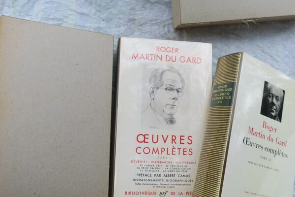 MARTIN DU GARD, Roger. Oeuvres Complètes. Préface d'Albert Camus Pléiade