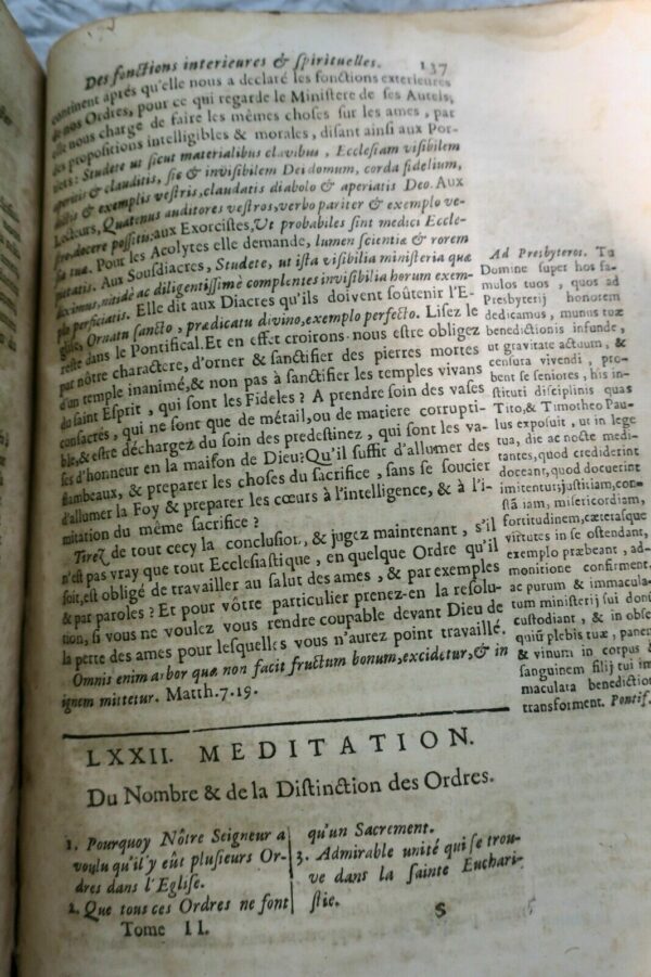 MEDITATIONS SUR LES PRINCIPALES VERITEZ CHRESTIENNES ET ECCLESIASTIQUES 1675 – Image 4