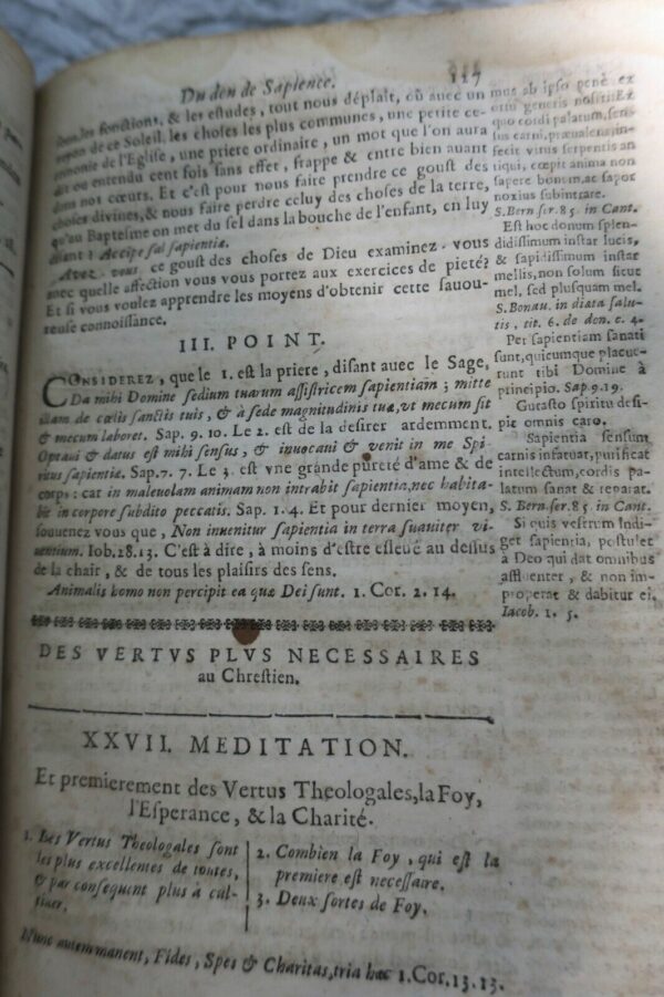 MEDITATIONS SUR LES PRINCIPALES VERITEZ CHRESTIENNES ET ECCLESIASTIQUES 1675 – Image 5