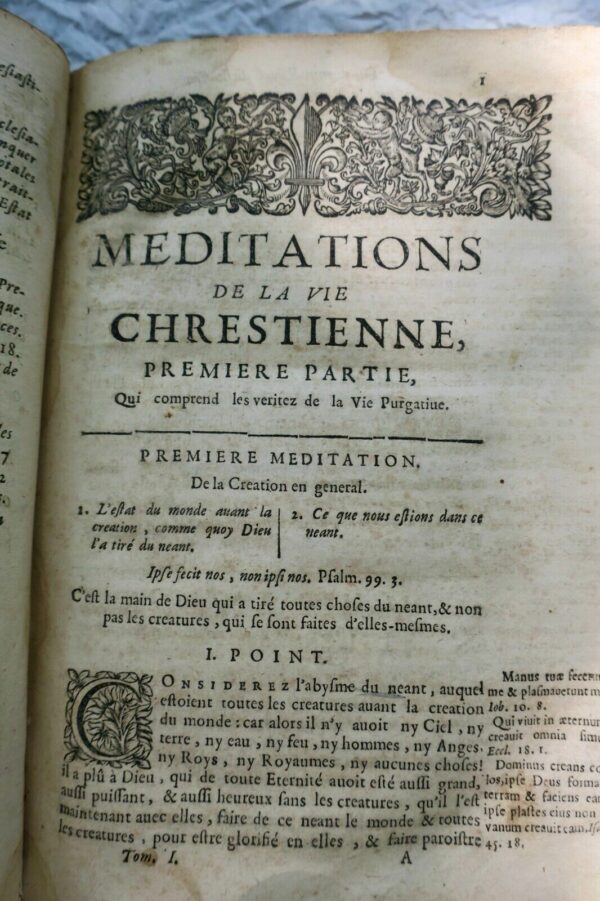 MEDITATIONS SUR LES PRINCIPALES VERITEZ CHRESTIENNES ET ECCLESIASTIQUES 1675 – Image 7