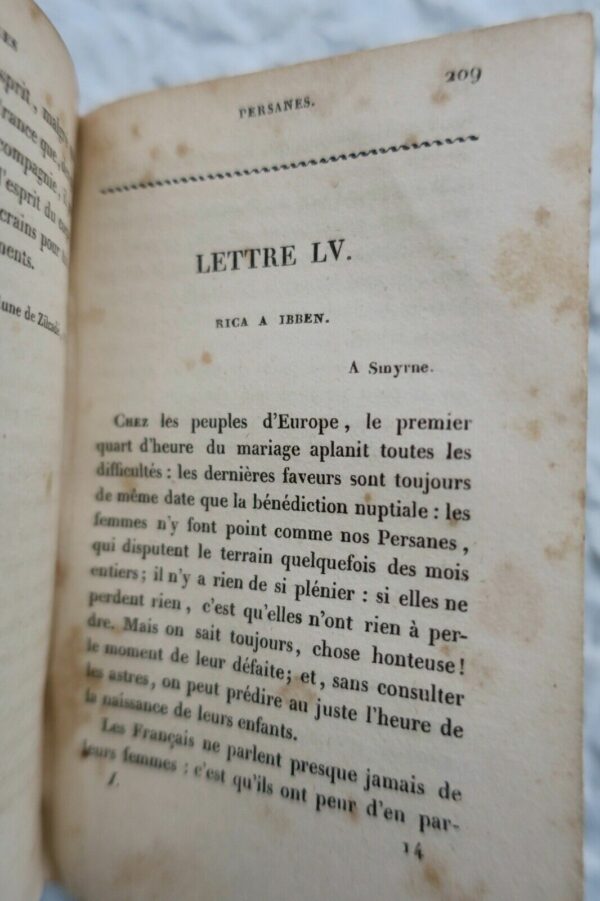 MINI MONTESQUIEU Les lettres persanes 1826 – Image 6