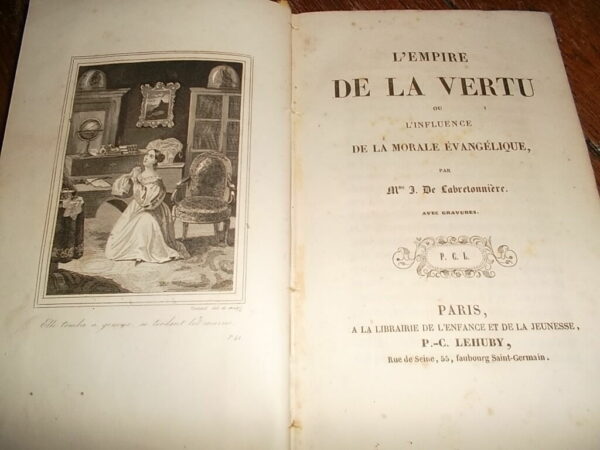 Madame de la BRETONNIERE L'empire de la vertu ou l'influence de la morale éva