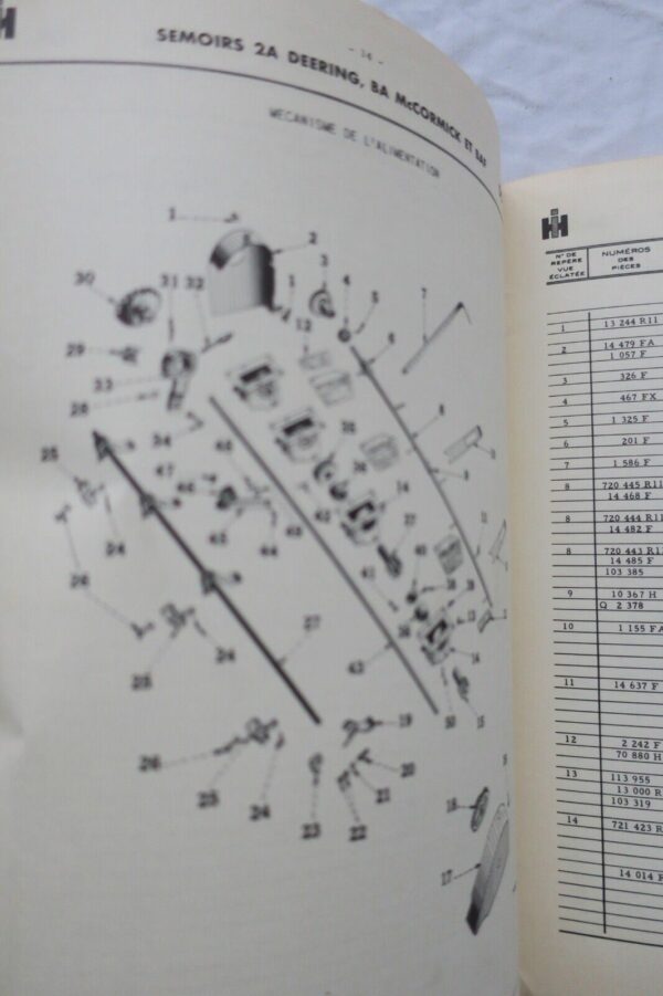 Mc Cormick faucheuse à vaches semoirs à traction animale  livret d'entretien... – Image 12