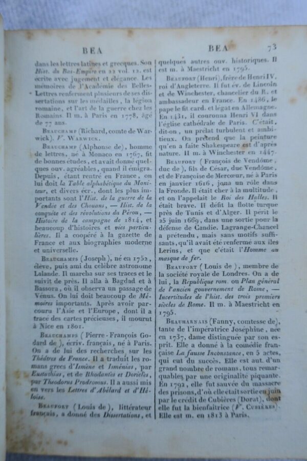 Nouvelle Biographie Classique, contenant Jusqu'a L'Anne 1823 – Image 5