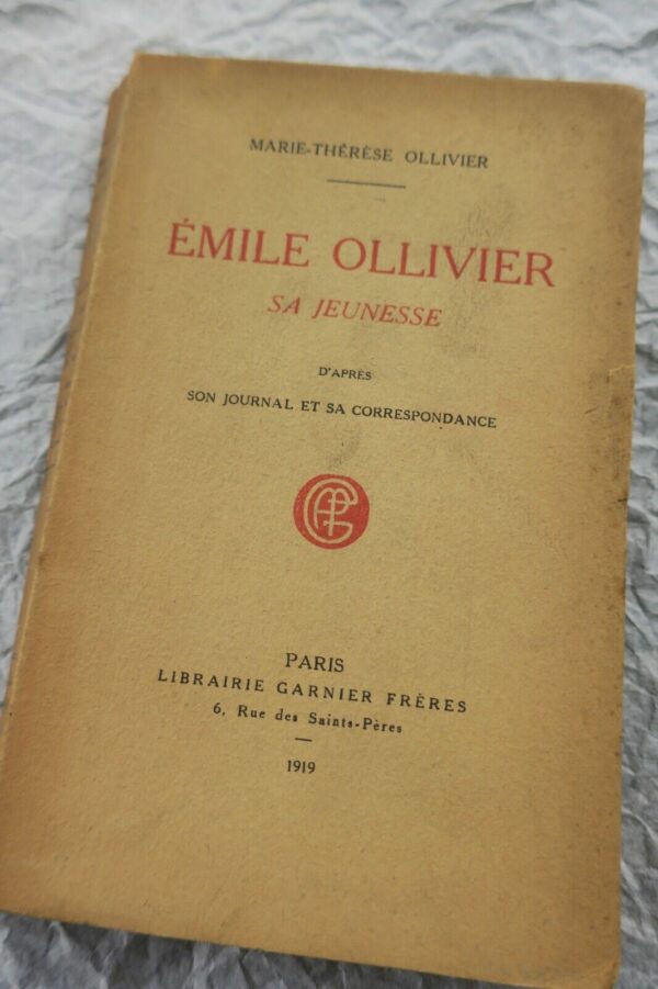 Ollivier, Émile sa jeunesse 1919 – Image 3