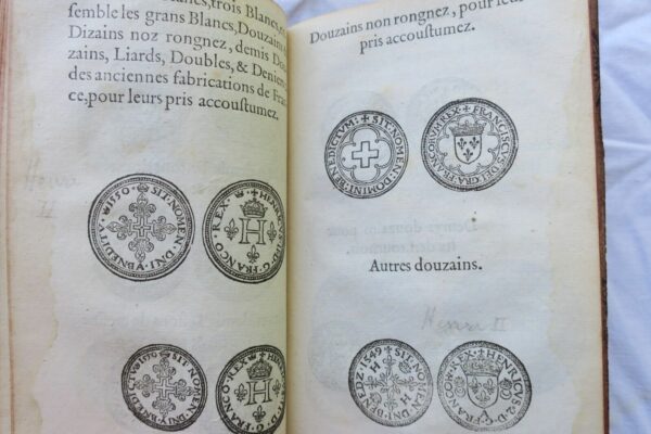 Or & argent Ordonnances du Roy contenant le pois & pris des especes d'or & 1561 – Image 8