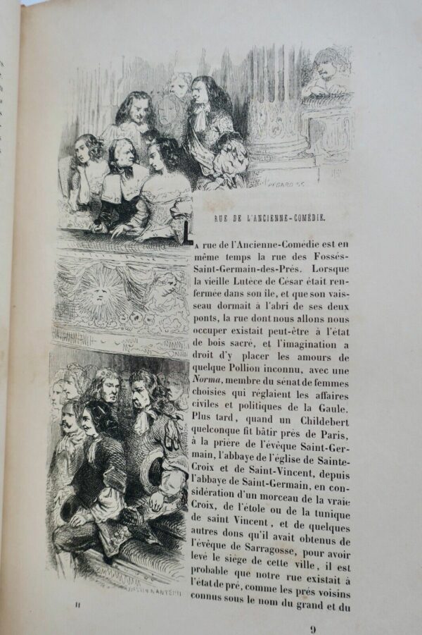 PARIS Les rues de Paris. Paris ancien et moderne  1844 – Image 7