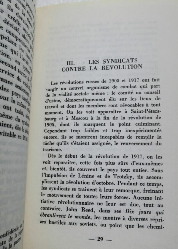 PERET BENJAMIN ET MUNIS G. LES SYNDICATS CONTRE LA REVOLUTION – Image 5