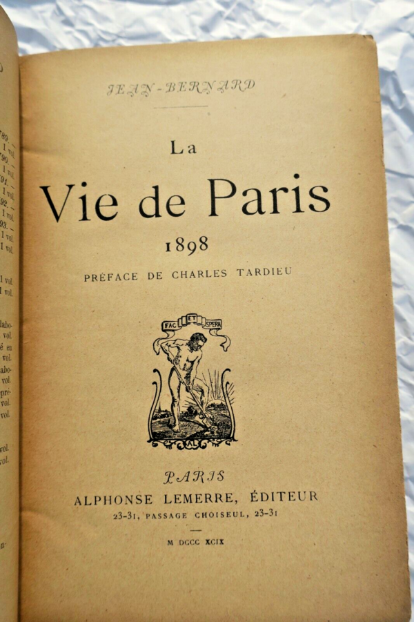 Paris  La vie de Paris 1898 – Image 4