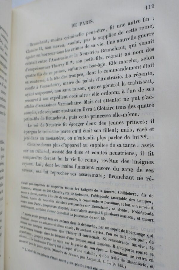 Paris TOUCHARD-LAFOSSE (G.) Histoire de Paris, composée sur un plan nouveau 1844 – Image 7