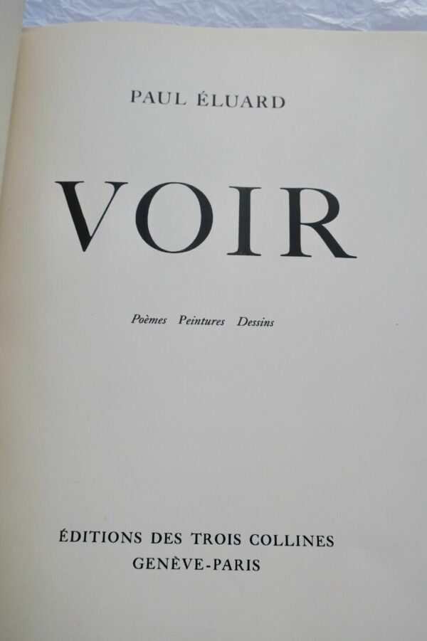 Paul ELUARD "Voir" E.O. 1948 – Image 16