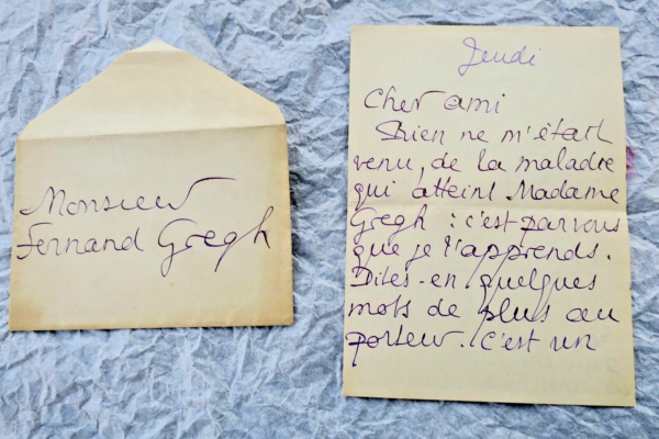 Pierre Louÿs BELLE LETTRE AUTOGRAPHE MANUSCRITE