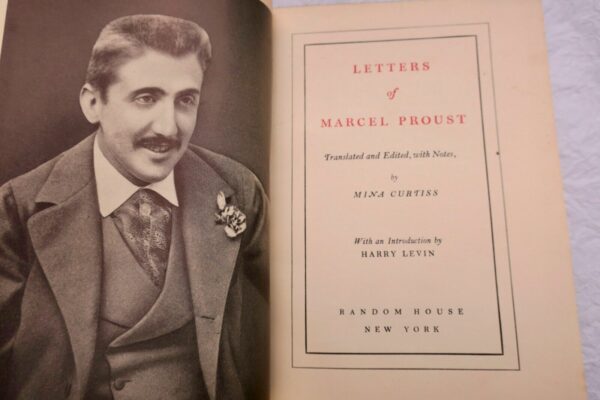 Proust, Marcel Letters of Marcel Proust – Image 10