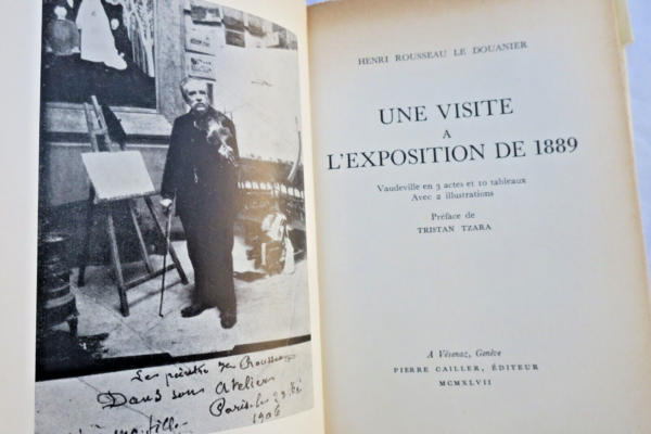 ROUSSEAU Le Douanier TZARA Tristan (préface) Une visite à l'exposition BRETON – Image 6