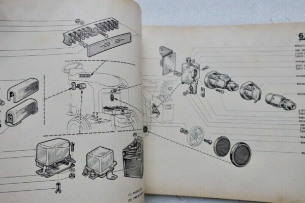 Renault Motoculture Catalogue pièces rechanges détachées  R 7055 P.R. 725 – Image 4