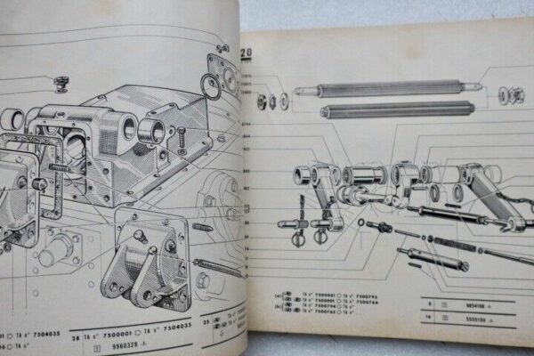 Renault Motoculture Catalogue pièces rechanges détachées  R 7055 P.R. 725 – Image 7