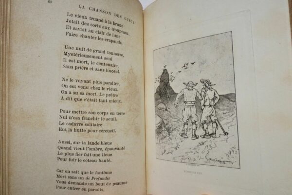 Richepin La Chanson des Gueux + poème manuscrit dans une reliure Kieffer – Image 8