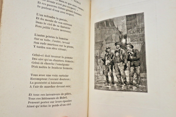 Richepin La Chanson des Gueux + poème manuscrit dans une reliure Kieffer – Image 9