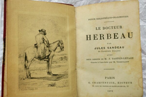 SANDEAU Jules Le Docteur Herbeau 1879 – Image 3