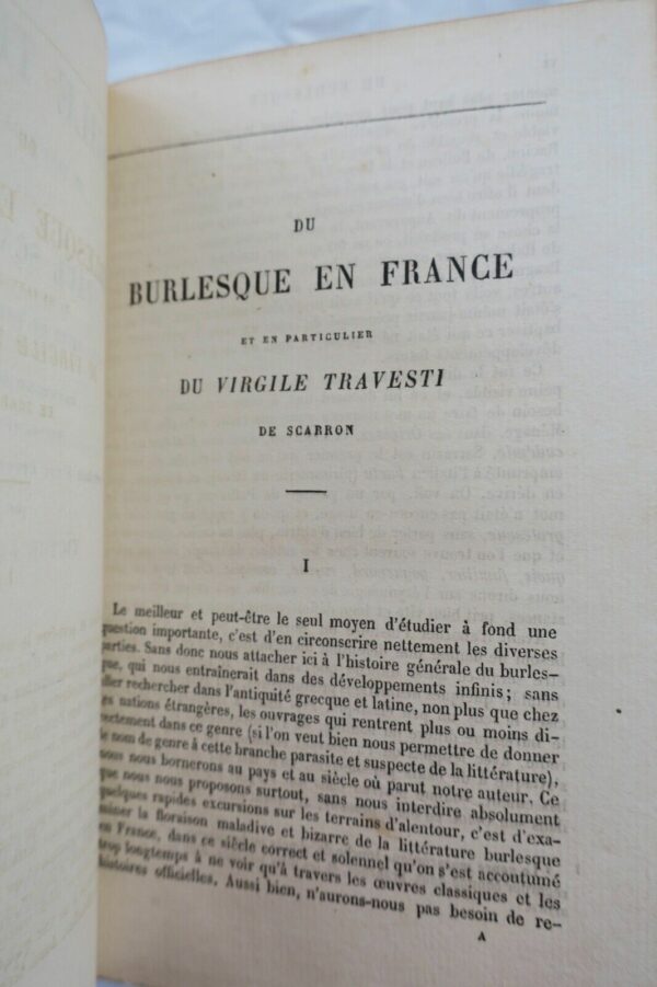 SCARRON  Virgile travesti en vers burlesques avec la Suite de Moreau 1858 – Image 10