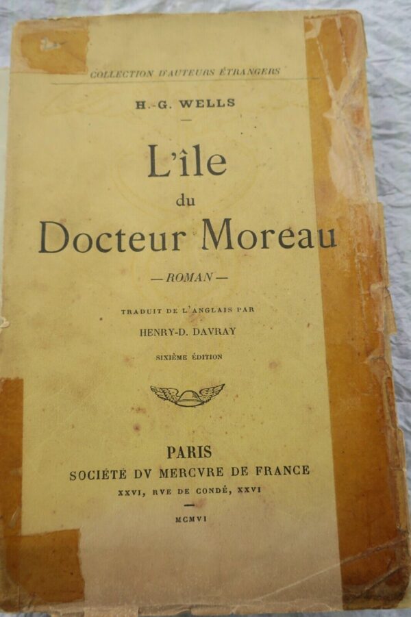 SF WELLS  L'ile du Docteur Moreau 1906