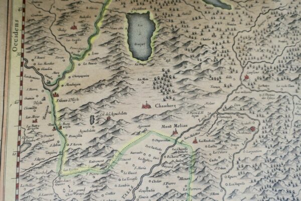 Savoie carte Sabaudia Ducatus. Savoye Blaeuw ca. 1630 – Image 10