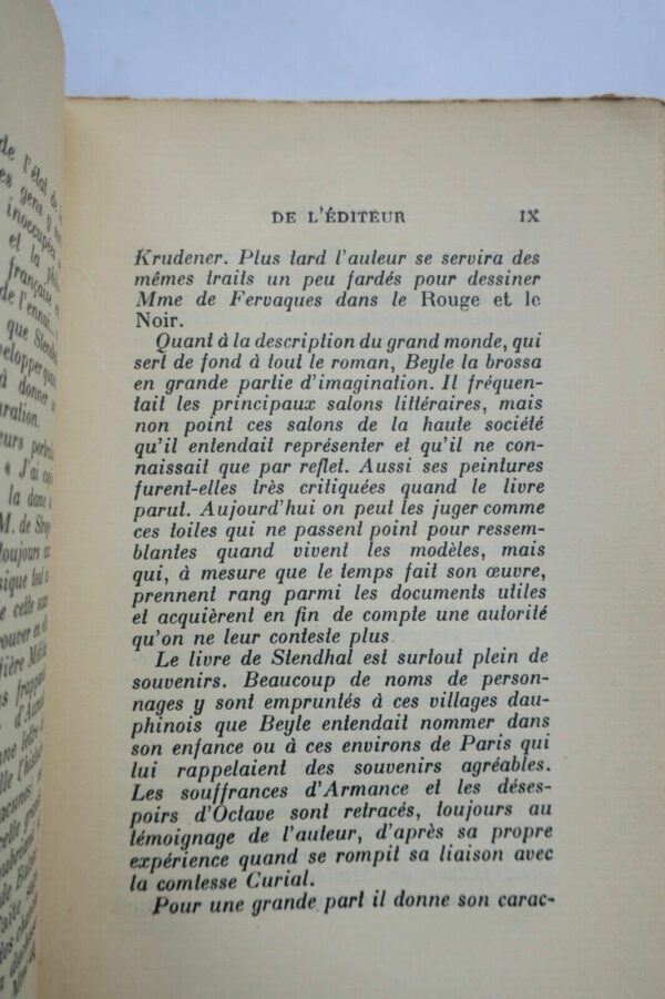 Stendhal DIVAN Martineau ARMANCE ou quelques scènes d'un salon parisien en 1827 – Image 6