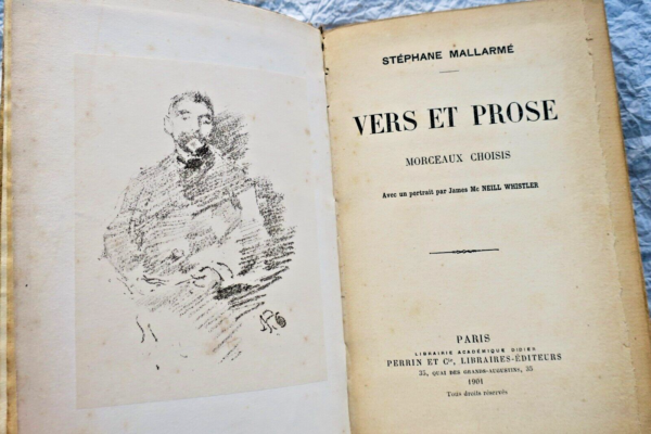 Stéphane MALLARMÉ McNeill WHISTLER (illustrateur) VERS ET PROSE – Image 4