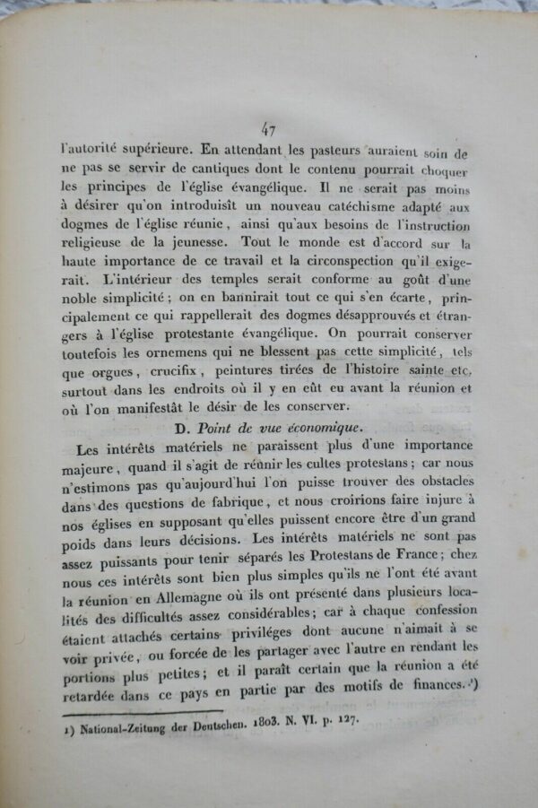 Théologie.. communions chrétiennes en général et de la réunion des églises 1833 – Image 4