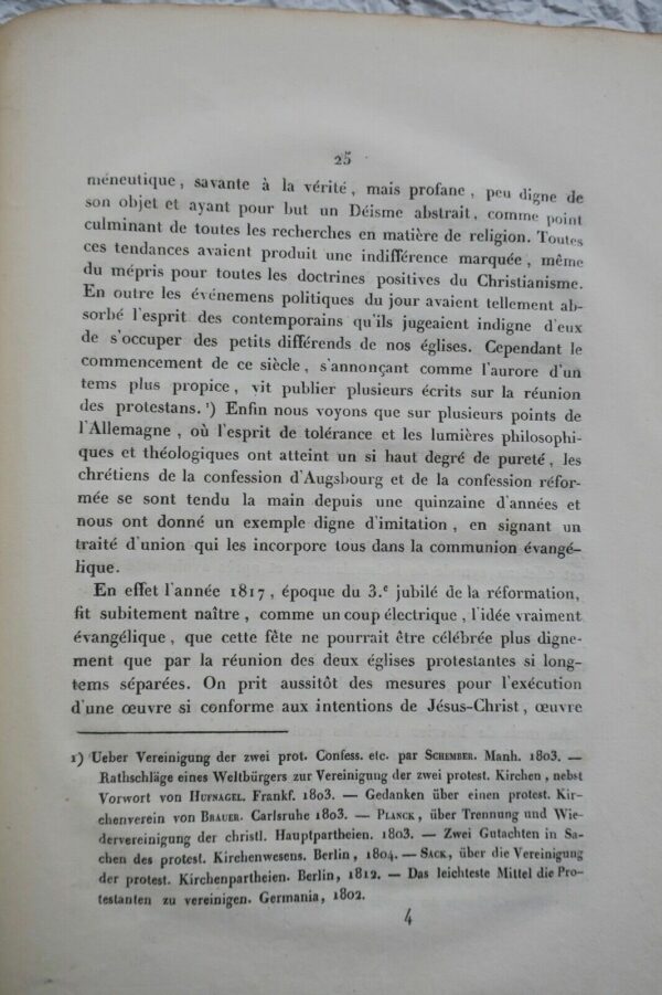 Théologie.. communions chrétiennes en général et de la réunion des églises 1833 – Image 6